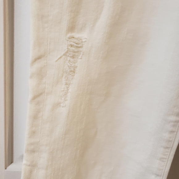 7 For All Mankind Size 30 Bootcut Women's Cream Jeans - Picture 5 of 15